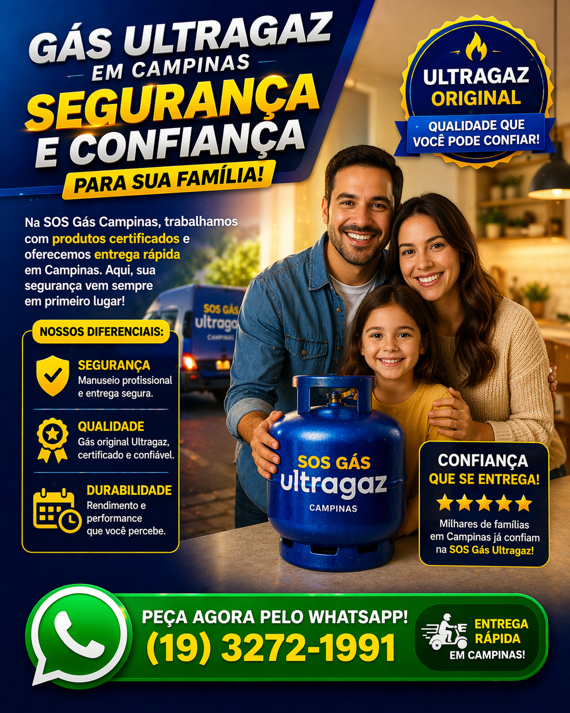 entrega rapida do gas em campinas