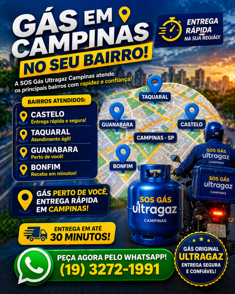 Ultragaz campinas sos gas
